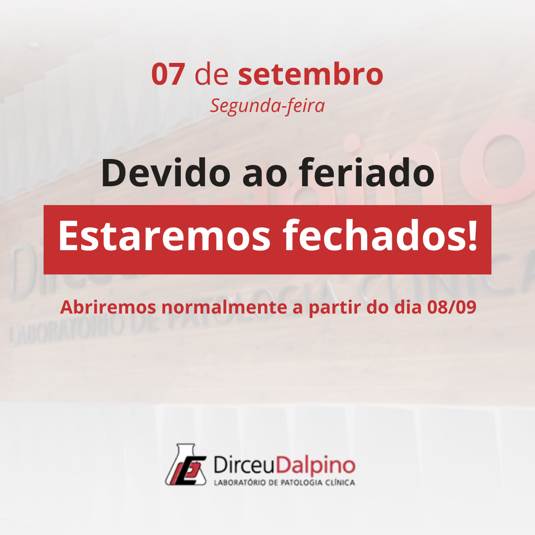 Feriado 07 de setembro 2026