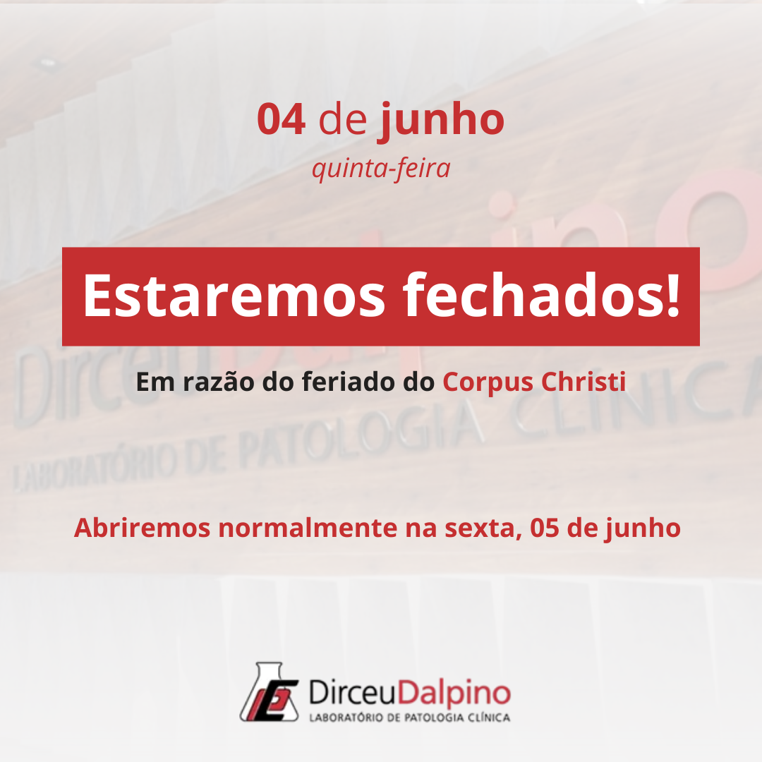 Feriado Tiradentes - 04 de Junho de 2026 - Corpus Christi