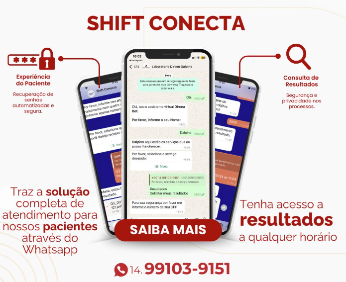 Acesse seus exames com apenas alguns cliques